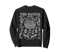 Time Machine Vintage Patente Divertida Ciencia Ficción HG Wells Sudadera