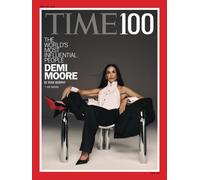 TIME Magazine - TIME 100 Most Influential People: Demi Moore, issue dated 28th April 2025, Europe Edition.