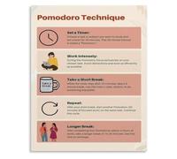 Time Management Poster Focus for Productivity and Goals