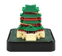 Time Piece Calendar 2026, Roman Colosseum Calendar, 3D Paper Carving Art Memo Pad with DIY Tear Away Page for Office Desk Decor Home Decoration Holiday (Tengwang Pavilion)