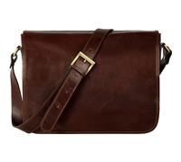 Time Resistance Bolso Bandolera de Cuero para Hombre - Tipo Mensajero con Cuero de Vachetta, Hecho a Mano en Italia - Ideal para Llevar Todo lo que Necesitas