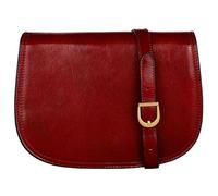 Time Resistance Bolso Bandolera de Cuero para Mujer - Tipo Mensajero con Cuero de Vachetta, Hecho a Mano en Italia - Ideal para Llevar Todo lo que Necesitas