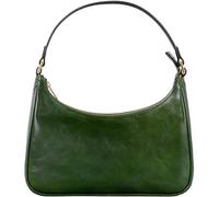 Time Resistance Bolso de Cuero - Monedero de Cuero de Flor Entera para Mujer - Bolso de Hombro - Bolso Italiano (Verde)
