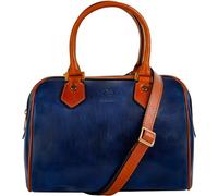 Time Resistance Bolso de Mano para Mujer de Cuero - Hecho a Mano en Italia - Bolso Ideal para Todos los Días o para Ocasiones Especiales