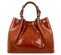 Time Resistance Bolso de Mano para Mujer de Cuero - Hecho a Mano en Italia con Cuero Auténtico de Vachetta - Bolso Ideal para Todos los Días o para Ocasiones Especiales