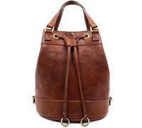 Time Resistance Bolso de Mano para Mujer de Cuero - Hecho a Mano en Italia con Cuero Auténtico de Vachetta - Bolso Ideal para Todos los Días o para Ocasiones Especiales, Coñac