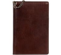 Time Resistance Cuaderno de Cuero Estilo Vintage, Agenda para Notas, Diario Personal o Libreta de Viaje - Reutilizable y Contiene un Cuaderno de Rayas Tamaño A5 - Color Marrón