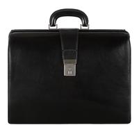 Time Resistance Maletín de Abogado de Cuero Para Hombres - Attache Italiano Doctor y Negocios