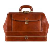 Time Resistance Maletín Médico Profesional de Cuero, Maletín de Médico Estilo Vintage, Ideal para Doctores y Enfermeras, Bolso Hombre de Cuero