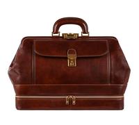 Time Resistance Maletín Médico Profesional de Cuero, Maletín de Médico Estilo Vintage, Ideal para Doctores y Enfermeras, Bolso Hombre de Cuero