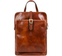 Time Resistance Mochila para Mujer y Hombre Convertible en Bolso de Hombro - Bolso Casual para el Trabajo, Colegio o Universidad - Cuero de Grano Entero y Correas Ajustables