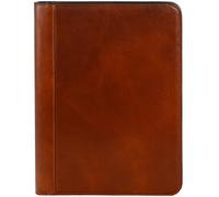 Time Resistance Portadocumentos de Cuero para Mujer y Hombre - Portafolios de Cuero Auténtico de Vachetta, Hecho a Mano - Ideal para Llevar Todo lo que Necesitas