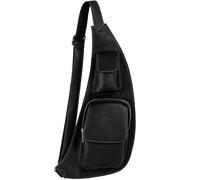 Time Resistance Riñonera de Cuero para Hombre y Mujer - Estilo Vintage con Cuero Auténtico de Vachetta, Hecha a Mano en Italia - Ideal para Llevar Todo lo que Necesitas, Color Negro