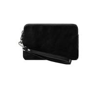 Time Resistance Clutch de Cuero para Hombre - Bolso Organizador para Hombre - Bolso de Muñeca - Maletín Hecho a Mano en Italia - Caja de Regalo Incluida (Negro)