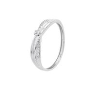 Time RoaD Anillo Mujer con Diamantes Oro Blanco 9K de 375 ml
