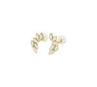 TIME ROAD Pendientes Mujer LG00269 Oro 9k de 375 ml - Ligeros, Cómodos y Resistentes - Cierre Seguro de Presión - Pendientes Dorados Mujer