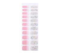 Time Saving Without Cured Light Gel Nails Decals Waterproof Stickers Professional Manicure Decoration Easy DIY Nail Art
