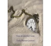 Time & Tide Daily planner & Journal: Everyday Notebook| Wide ruled diary for office, school, university| Cream colored paper for calmer feel| Designed cover for men, women, teens| Avoid screen fatigue