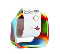 Time Timer Funda Silicona - Edición Especial - Compatible con Mod Visual - para Aprendizaje en el Aula, Reloj de Escritorio, Herramienta de Estudio en el hogar y reuniones de Oficina (Tie Dye)