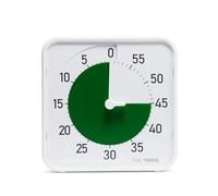 Time Timer Temporizador Visual Original de Cuenta Regresiva de 8 Pulgadas, Mediano de 60 Minutos, Temporizador Visual silencioso para el Aula, regulación Emocional, Enfoque, transiciones tranquilas
