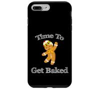 Time To Get Baked, Funny Christmas New Year Cartoon Kawaii Carcasa para iPhone 7 Plus/8 Plus