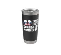 Time To Get Star Spangled Hammered America Drinking 4th July Vaso térmico de acero inoxidable de doble pared