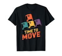 Time to Move WASD Gamer Camiseta