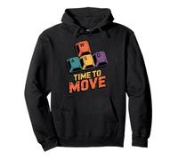 Time to Move WASD Gamer Sudadera con Capucha