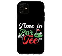 Time To Par Tee Divertido Golfing Golfing Golfing Golf Player Graphic Carcasa para iPhone 11