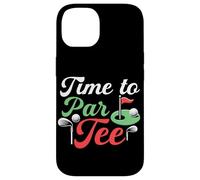 Time To Par Tee Divertido Golfing Golfing Golfing Golf Player Graphic Carcasa para iPhone 14