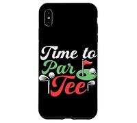 Time To Par Tee Divertido Golfing Golfing Golfing Golf Player Graphic Carcasa para iPhone XS Max