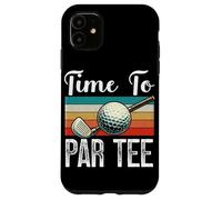 Time To Par Tee Retro Golf Player Golfing Golf Lover Carcasa para iPhone 11