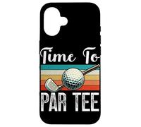 Time To Par Tee Retro Golf Player Golfing Golf Lover Carcasa para iPhone 16