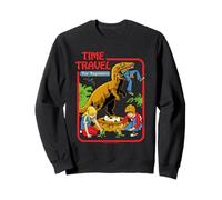 Time Travel Jurassic Sarcastic Retro Funny Adult Humor Sudadera