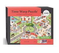 Time Warp Puzzle Mystery - Rompecabezas de 1000 Piezas para Adultos, Serie Day Night, un desafiante, difícil, Rompecabezas Que Cambia de Imagen para Resolver 26.6 x 19.25 Pulgadas (Fiesta