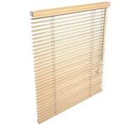 time4blinds Cortinas Venecianas de Madera de Lamas Finas de 25mm - Fácil Instalación - No Invasivas - Ancho 50-140cm, Alto 50-250cm - Múltiples Colores