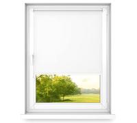 time4blinds Mini Estor Enrollable Basic - Estor Enrollable - No Invasivo - Estor Enrollable de Ventana Interior Sin Taladrar - 900x1400mm Blanco clásico Operado en el Lado Derecho