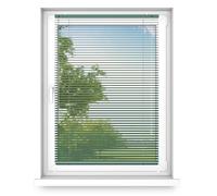 time4blinds - Persianas Interiores sin Taladrar - Persianas de Aluminio para Ventanas - Salón, Dormitorio, Cocina, Despacho - con Guía de Cordón - Verde Esmeralda, Derecha, 700 x 1800