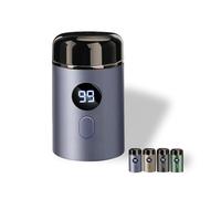 Timeatea Shaver - Timeatea Electric Razor, Vishopee Shaver, Vishopee Electric Shaver, Mini Portable Electric Shaver, Pocket Size Washable Electric Razor for Men (Blue)