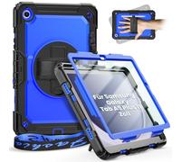 timecity Funda para Samsung Galaxy Tab A9+ /A9 Plus de 11 pulgadas 2023 SM-X210/SM-X216/SM-X218, resistente a los golpes, resistente A9 Plus funda con protector de pantalla, soporte giratorio 360°,