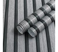 Timeet Autoadhesiva Pintura Mural Apariencia De Madera Gris Vintage 44x300cm Madera Lámina Adhesiva Para Muebles Autoadhesiva Wasserdicht Vinyl Klebetapete Autoadhesiva Wand Folie Für