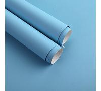 Timeet - Papel pintado autoadhesivo azul para muebles, adhesivo para paredes, impermeable, se pega y se quita, de vinilo, para dormitorio de niños, salón, dormitorio, decoración, renovado, 40 x 300