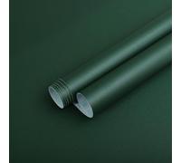Timeet Papel pintado autoadhesivo verde oscuro mate de vinilo para muebles, autoadhesivo, resistente al agua, para muebles, paredes, armarios, DIY 40 x 1000 cm