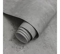 Timeet Pintura Mural Autoadhesiva Betonoptik Gris Lámina Adhesiva Zement Effekt Lámina Adhesiva Para Muebles Industrie Wandverkleidung Matte Vintage Wandpapier Beton Folie Vinyl Dekorfolie