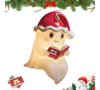 TIMEFUU Cute Christmas Ghost Reading Book Lamp, Luz Nocturna De Halloween Suave Y Brillante, Decoración LED Fantasma Portátil Para Dormitorios, Salas De Estudio Y Lectores, Bonito Regalo De Luz De-M