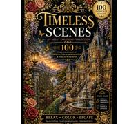 Timeless Scenes: An Adult Coloring Collection: 100 Intricate Designs of Architecture, Gardens, Nature & Elegant Escapes for Relaxation and Stress Relief