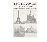 Timeless Wonders of the World: A Realistic Coloring Journey for Adults: A Calming Coloring Journey through Japanese Culture and Landscapes
