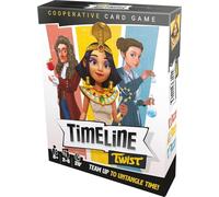 Juego de cartas Timeline Twist,Juego de trivia,Juego de estrategia,Juego cooperativo,Divertido juego familiar para niños y adultos,Tiempo promedio de juego de 20 minutos,Fabricado por Zygomatic