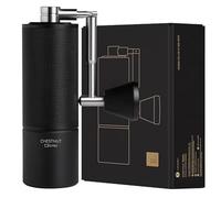 TIMEMORE Chestnut C3S Pro - Molinillo de café manual, molinillo de café de rebaba cónica de acero inoxidable S2C, molinillo de café de mano con mango plegable, configuración de molienda ajustable para