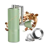 TIMEMORE Molinillo cafe manual con mango plegable, molino de molinillo café C3 esp pro inoxidable con ajuste interno, posicionamiento de doble rodamiento Castañas Verde